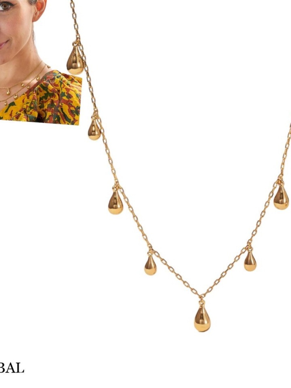 Yanbal Lagenarias Necklace -Collar Cadena Oro bañado